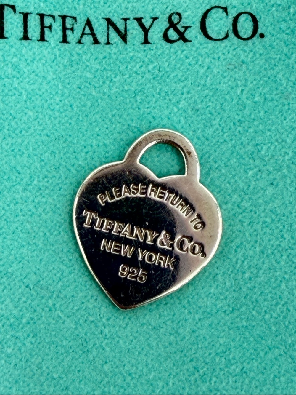 Tiffany & Co Return to Tiffany Heart Tag Pendant Necklace 925 Sterling Silver - Picture 6 of 13